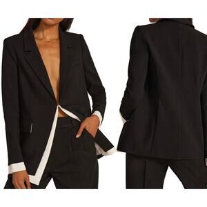 Favorite Daughter Kelly Blazer Jacket Black Blogger Favorite